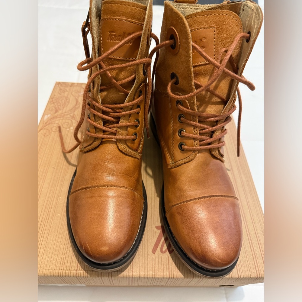 Tara lace up boots.